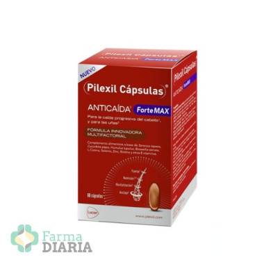 PILEXIL CAPSULAS ANTICAIDA FORTEMAX  60 CAPSULAS