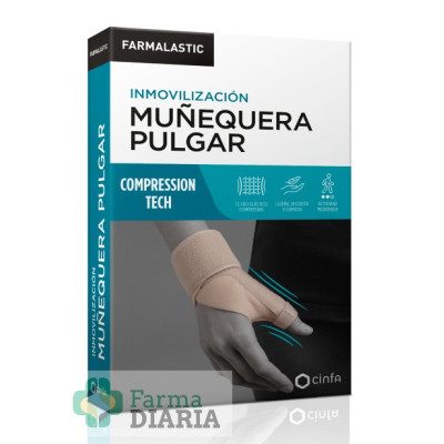 FARMALASTIC MUÑEQUERA PULGAR COMPRESSION TECH TALLA PEQUEÑA/MEDIANA