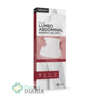 FARMALASTIC FAJA LUMBO ABDOMINAL ABIERTA VELCRO BEIGE TALLA GRANDE