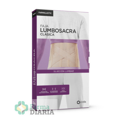 FARMALASTIC FAJA LUMBOSACRA CLASICA BEIGE TALLA M