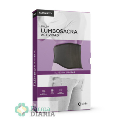 FARMALASTIC FAJA LUMBOSACRA ACTIVIDAD NEGRA TALLA P