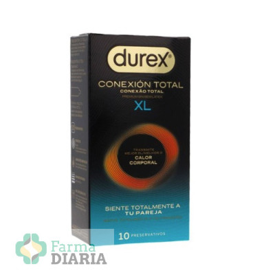 DUREX CONEXIÓN TOTAL XL 10 PRESERVATIVOS