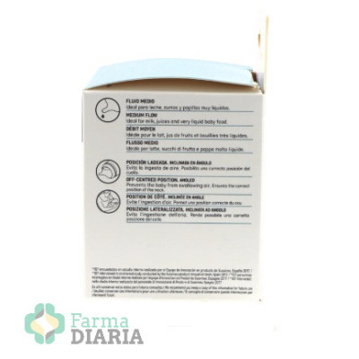 SUAVINEX ZERO ZERO TETINA SILICONA FLUJO MEDIO +3M 2 U