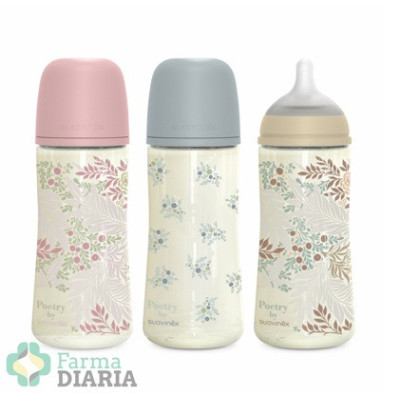 SUAVINEX BIBERÓN POLIAMIDA TETINA FISIOLÓGICA SILICONA SX PRO SELECTION + 6 MESES 1 UNIDAD 360 ML