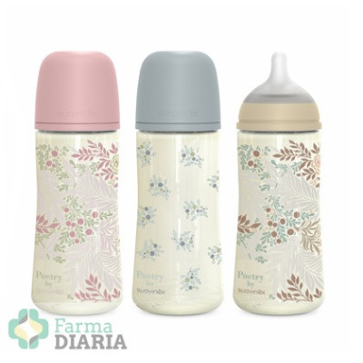 SUAVINEX BIBERÓN POLIAMIDA TETINA FISIOLÓGICA SILICONA SX PRO SELECTION + 3 MESES 1 UNIDAD 270 M