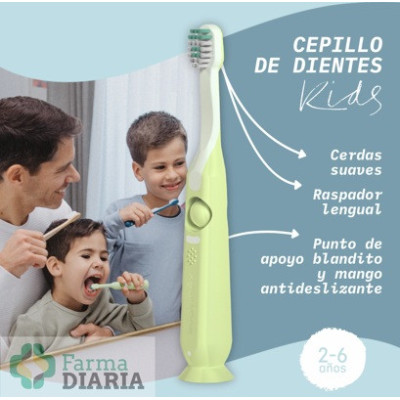 SUAVINEX CEPILLO DENTAL INFANTIL KIDS 2-6 AÑOS 1 UNIDAD