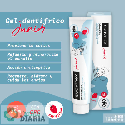 SUAVINEX ORAL JUNIOR GEL DENTIFRICO 75 ML