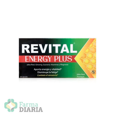 REVITAL GINSENG 20 VIALES + REGALO REVITAL ENERGY PLUS 30 CÁPSULAS