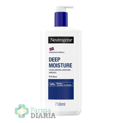 NEUTROGENA DEEP MOISTURE LOCION CORPORAL PIEL SECA Y SENSIBLE 750 ML