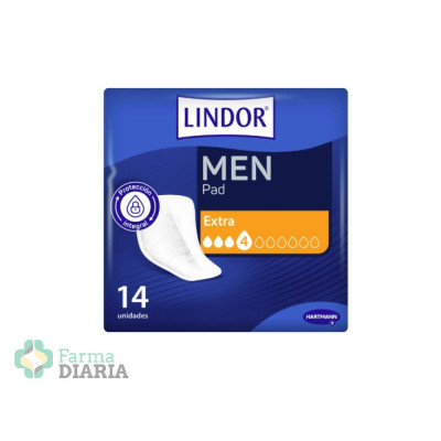 LINDOR MEN PAD 4 GOTAS 14 U