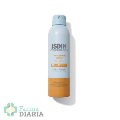 ISDIN FOTOPROTECTOR TRANSPARENT SPRAY WET SKIN SPF 50+ 250 ML