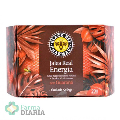 BLACK BEE PHARMACY JALEA ENERGIA  20 VIALES 10 ML