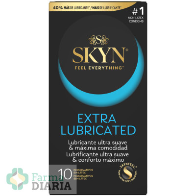 SKYN EXTRA LUBRICATED 10 PRESERVATIVOS