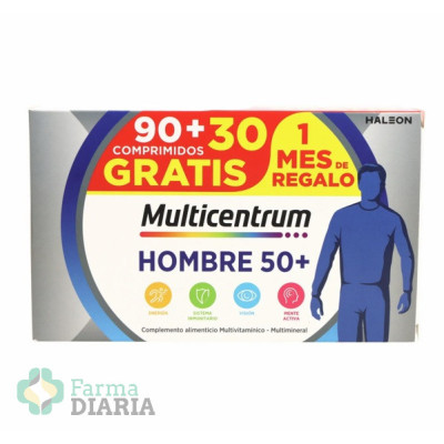 MULTICENTRUM HOMBRE 50+ 90+30 COMP