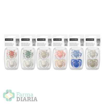 SUAVINEX CHUPETE SILICONA SX PRO ANATOMICA 6-18 M 2 U