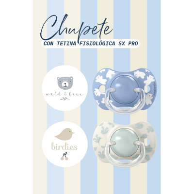 SUAVINEX CHUPETE SILICONA SX PRO ANATOMICA 6-18 M 2 U