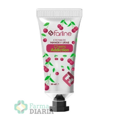 FARLINE CREMA DE MANOS Y UÑAS CHERRY ADDICTION  1 TUBO 30 ML