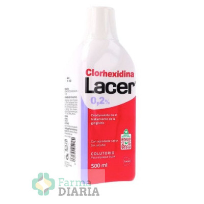 LACER CLORHEXIDINA 0,20% 500 ML