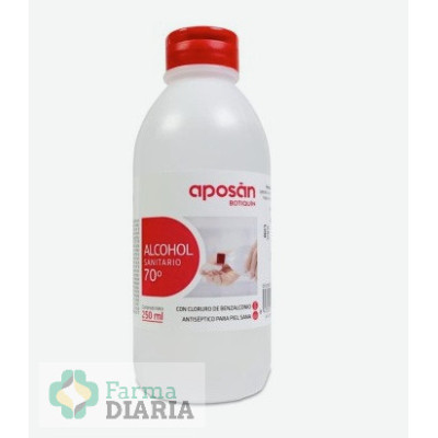 ALCOHOL 70º APOSAN 1 FRASCO 250 ML