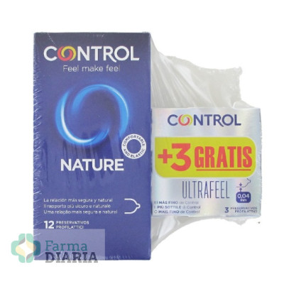 CONTROL PRESERVATIVOS NATURE 12 U