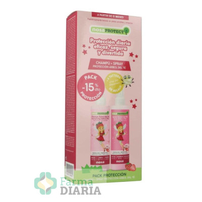 NOSA PROTECT PACK CHAMPÚ ÁRBOL DEL TÉ FRESA 250ML Y SPRAY ÁRBOL DEL TÉ FRESA 250ML