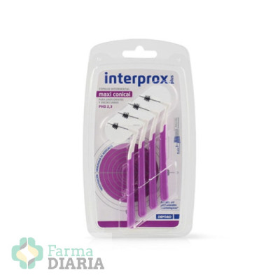 INTERPROX PLUS MAXI CONICAL 4 UNIDADES