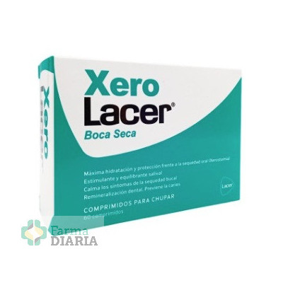 XEROLACER BOCA SECA  60 COMPRIMIDOS PARA CHUPAR SABOR CITRICO FRESCO