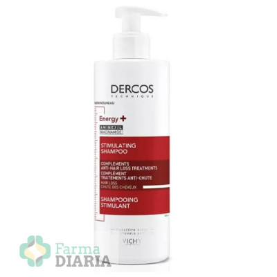 DERCOS CHAMPÚ ENERGY+ ESTIMULANTE 400ML