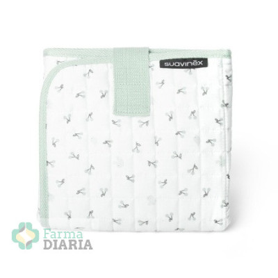 SUAVINEX CANASTILLA BABY CARE CHANGING PAD BIRDIES SET COLOR MENTA