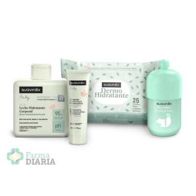 SUAVINEX CANASTILLA BABY CARE CHANGING PAD BIRDIES  SET COLOR ROSA