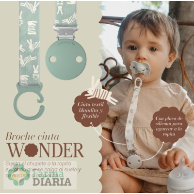 BROCHE CON CINTA SUAVINEX WONDERLAND 1 UNIDAD LISO