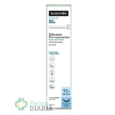 CICA+ SOS BÁLSAMO PRO-REPARACIÓN SUAVINEX  1 TUBO 50 ML