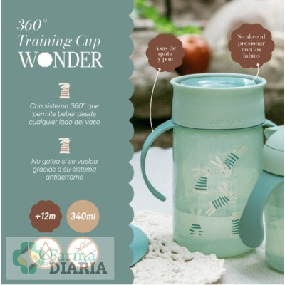TAZA DE APRENDIZAJE 360º SUAVINEX +12 MESES 1 UNIDAD 340 ML