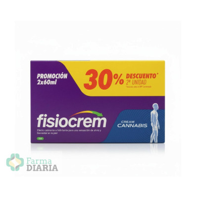 FISIOCREM DUPLO CANNABIS 60G 30%DTO 2U