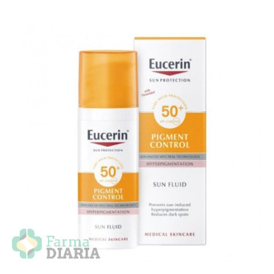 EUCERIN SUN PROTECTION 50+ FLUID PIGMENT CONTROL  50 ML