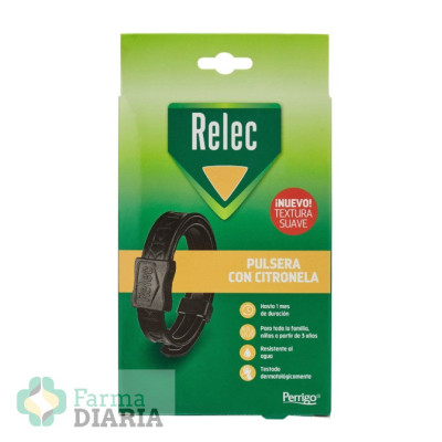 RELEC PULSERA CON CITRONELA NEGRA