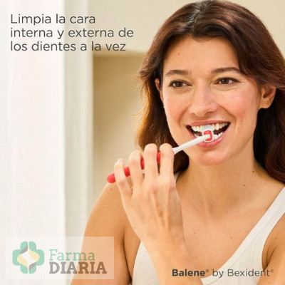 CEPILLO DENTAL ADULTO BALENE BY BEXIDENT 1 UNIDAD DUREZA SUAVE COLOR AGUAMARINA