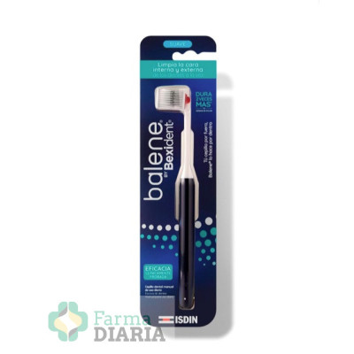 CEPILLO DENTAL ADULTO BALENE BY BEXIDENT 1 UNIDAD DUREZA SUAVE COLOR AZUL