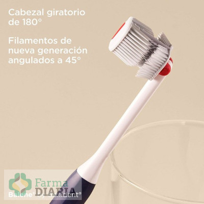 CEPILLO DENTAL ADULTO BALENE BY BEXIDENT 1 UNIDAD DUREZA SUAVE COLOR AZUL