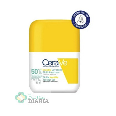 CERAVE FLUIDO PROTECTOR INVISIBLE OLI CONTROL SPF50 50ML