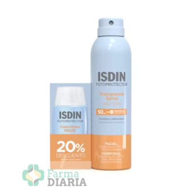 PACK ISDIN FWM 50ML + TRANSPARENT SPRAY WS 250ML