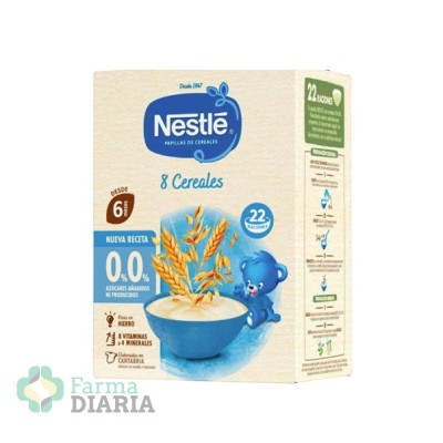 NESTLE PAPILLA 8 CEREALES  1 ENVASE 330 G