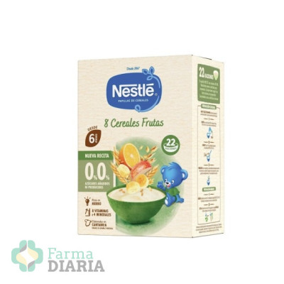 NESTLE PAPILLA 8 CEREALES CON FRUTAS  1 ENVASE 330 G