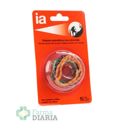 INTERAPOTHEK PULSERA NEOPRENO CITRONELA  3 UNIDADES TELA