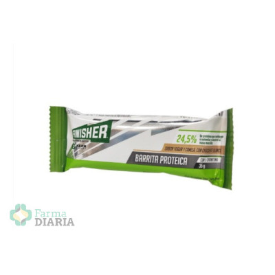 FINISHER BARRITA PROTEICA + L-CARNITINA SABOR YOGUR Y CANELA CON CHOCO BLAN 35GR