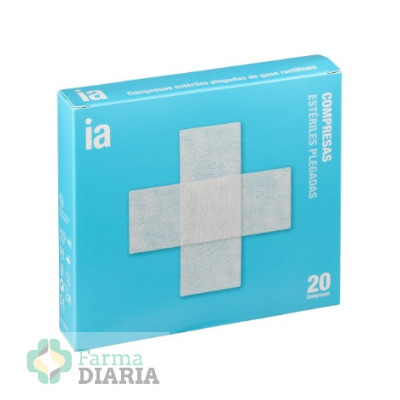 GASA ESTERIL ALGODON HIDROFILO COMPRESAS INTERAPOTHEK 5 SOBRES 5 UNIDADES
