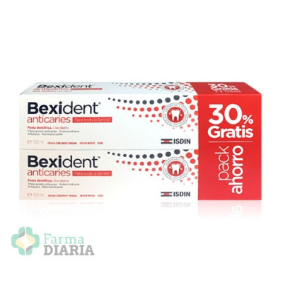 BEXIDENT ANTICARIES PASTA DENTIFRICA 2 X 125 ML
